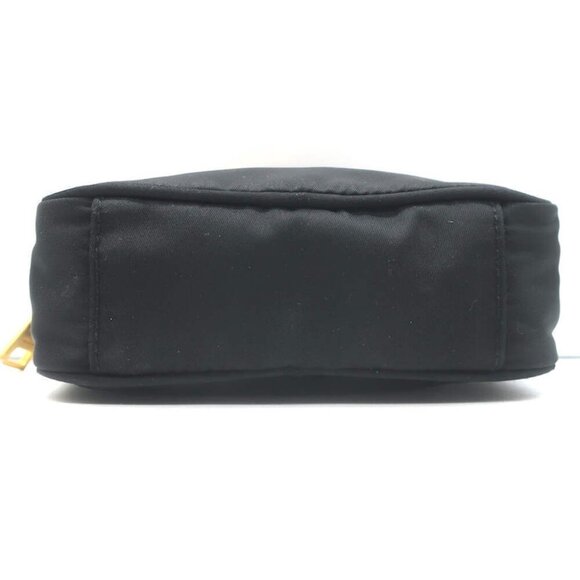 Prada Tessuto Mini Camera Crossbody Bag Black Nylon & Saffiano Leather Clutch - Picture 9 of 15